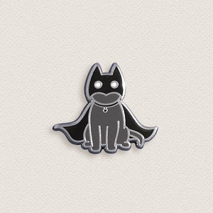 Bat Cat Enamel Pin Halloween Themed