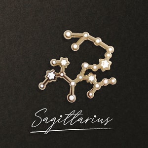 Sagittarius Zodiac Constellation Pin