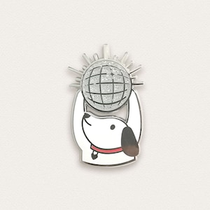 Party Animal Pin - Disco Dog