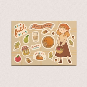 Cozy Fall Sticker Sheet