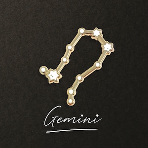 Gemini Zodiac Constellation Pin