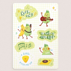 Punky Pear Sticker Sheet
