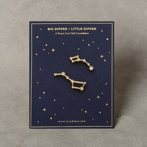 Big Dipper and Little Dipper Constellation Pin
