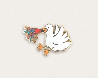 Enten Pin - Party Animal Pin - Konfetti Quack die Feier Ente