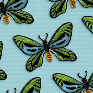 Pin Animal Crossing - Pin bordado em forma de asa de pássaro da Rainha Alexandra