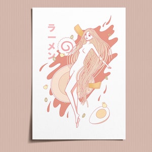 Ramen Girl Print