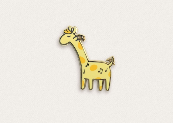 Party Animal Pin - Bang Bang Giraffe the Head Banging Giraffe