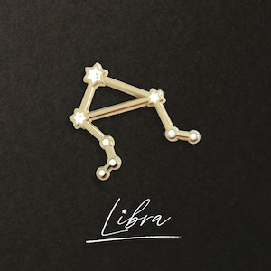 Libra Zodiac Constellation Pin