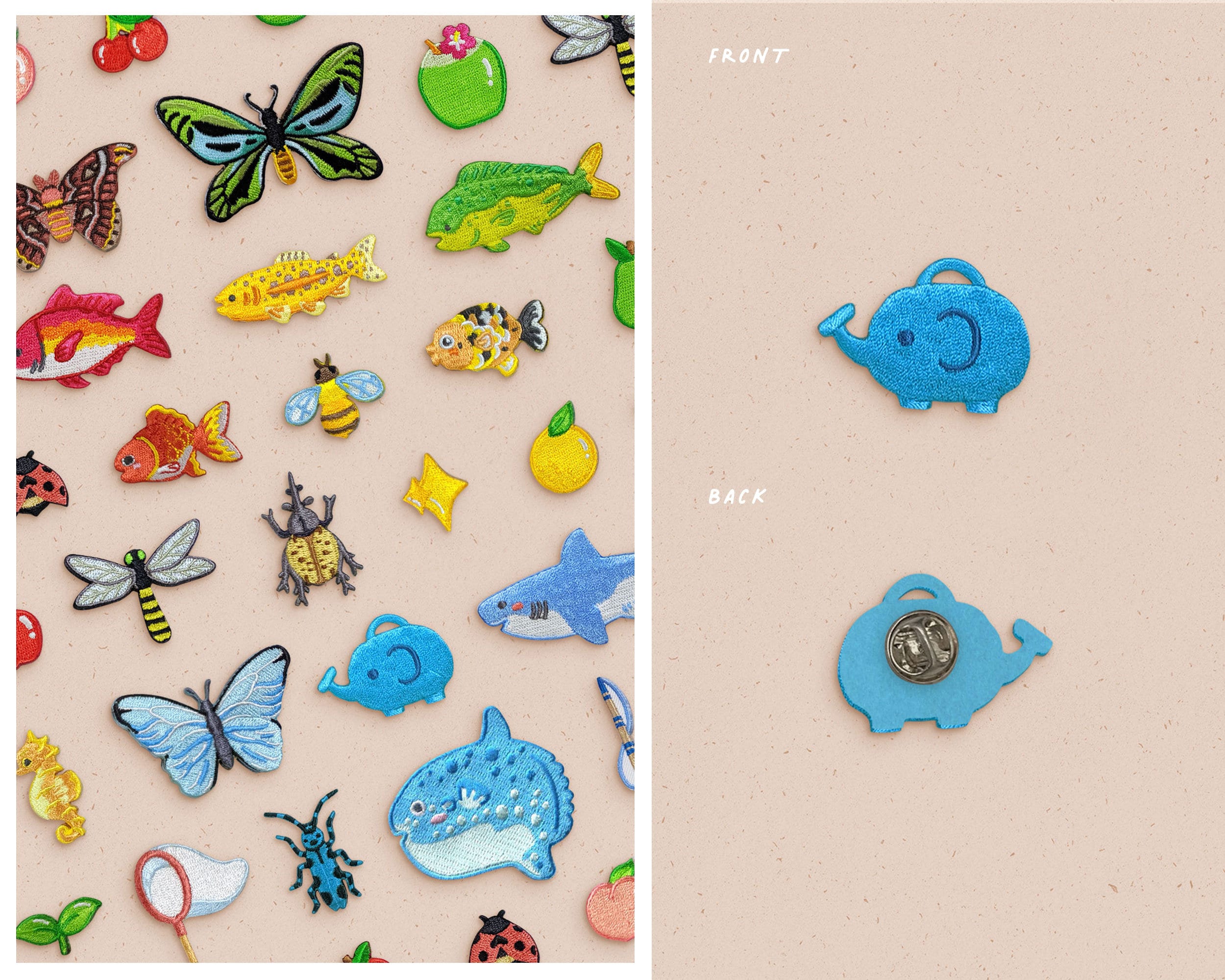 Animal Crossing Pin Elephant Watering Can Embroidery Pin Etsy