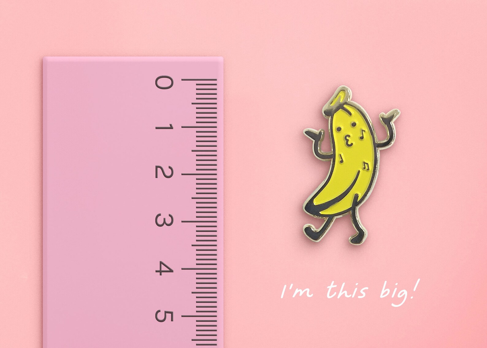 Dancing Banana Enamel Pin Etsy