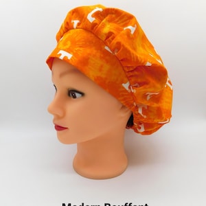 Tennessee Tie Dye Scrub Cap: Medical, Pixie, Bouffant, Ponytail Styles