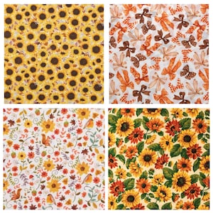 Fall themed print medical scrub caps: Spenser Katharyn - Tie, Pixie, Bouffant, Ponytail, Euro