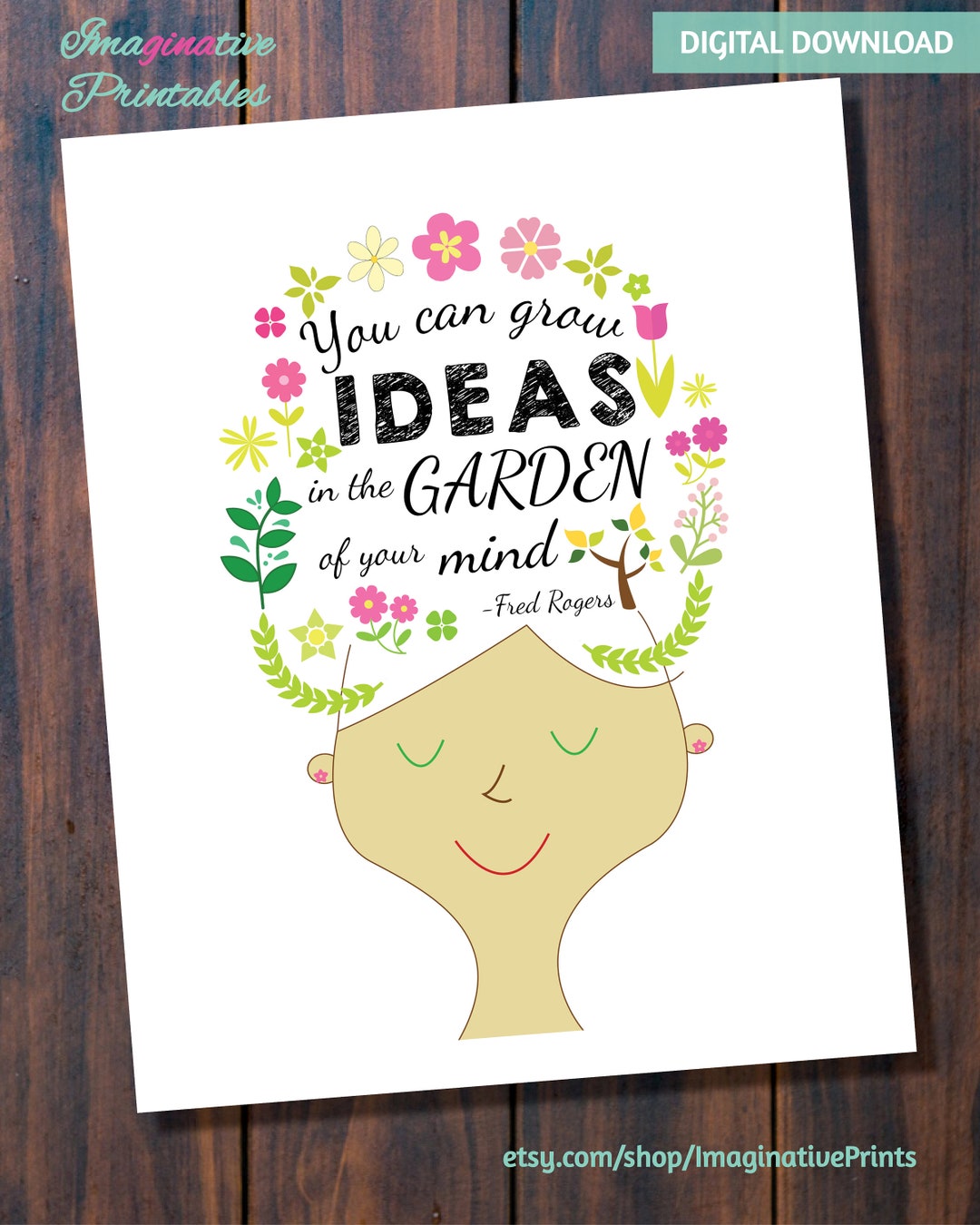 Fred Rogers Quote Printable, Mr. Rogers Quote, Printable Quote Art, You ...