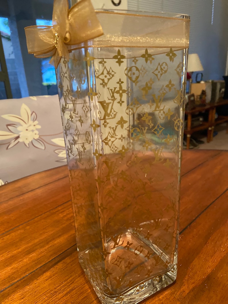 Louis LV Inspired Vase Etsy