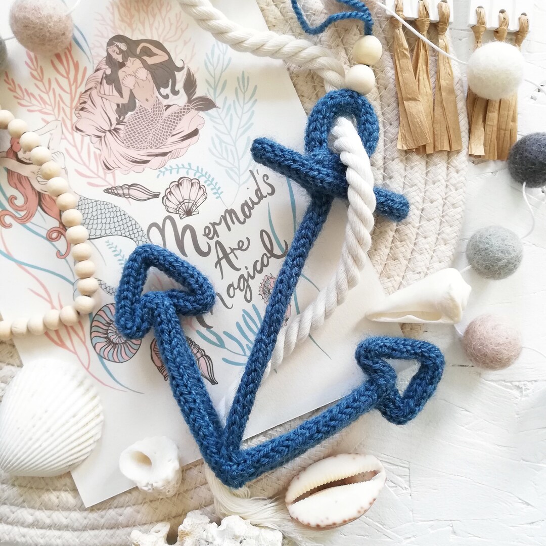 Striped Anchor Knit Set