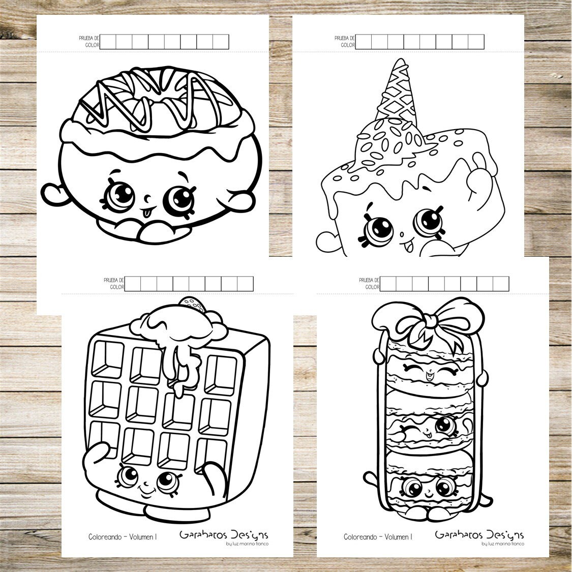 Kawaii Coloring Book for Kids PDF 30 Pages to print and color | Etsy