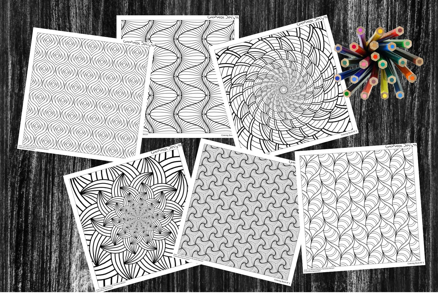 COLORING BOOK Intricate Zentangle Inspired Printable Instant | Etsy