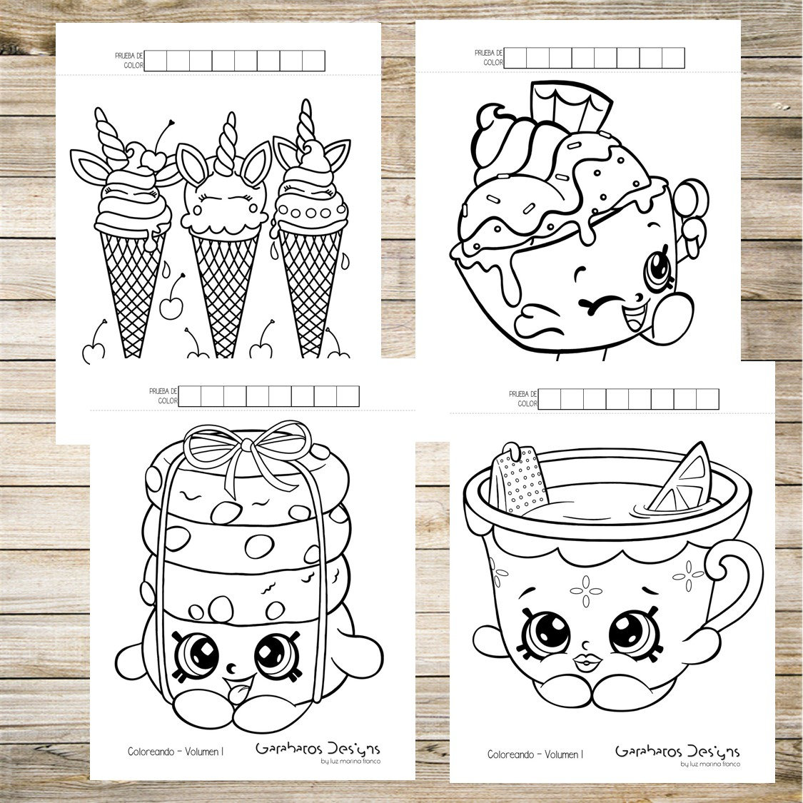 Kawaii Coloring Book for Kids PDF 30 Pages to print and color Etsy