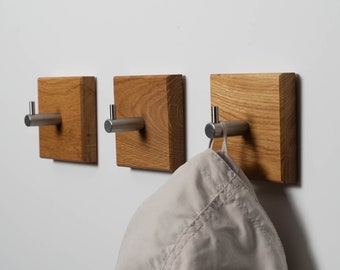 Coat rail // different variants // simply // made of solid wood // handmade