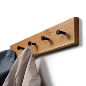 Coat rail furniture // different variants // simply // made of solid wood // handmade image 1