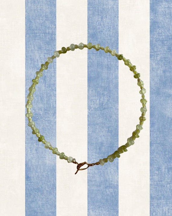 Light Green Strand Necklace