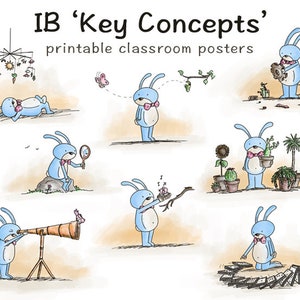 IB Key Concepts - druckbare Poster