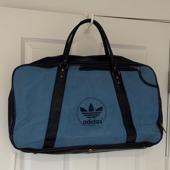 Vintage 1970s Adidas Trefoil Duffel Bag: Blue Gym Travel Bag - Etsy Israel