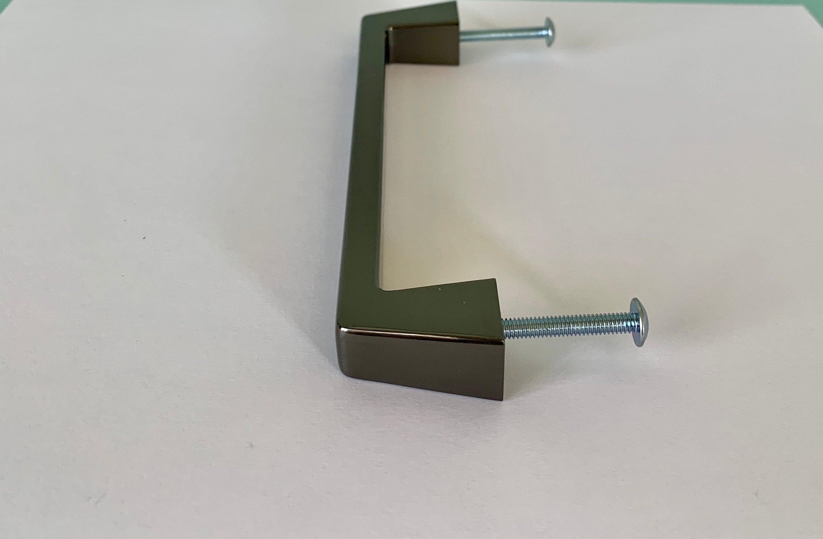 Modern modern Gunmetal Schrankgriff Ziehteile massiv Metall | Etsy