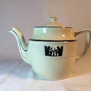 Caffettiera Hall China Taverne Silhouette con coperchio