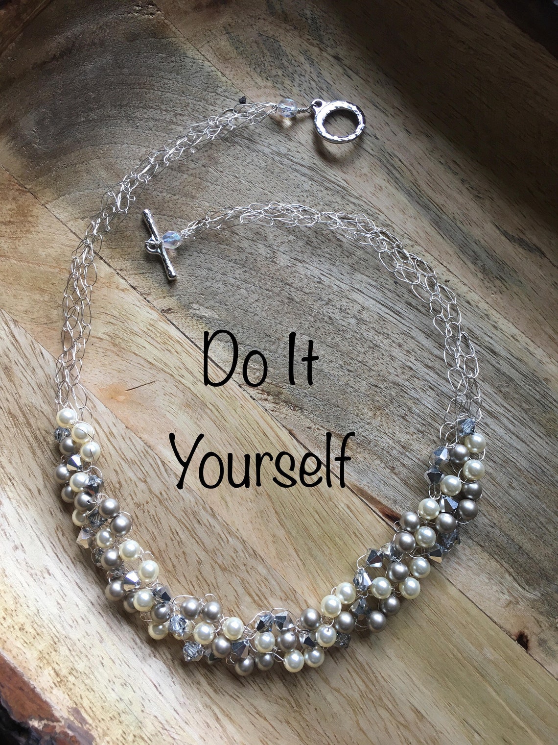 Wire Crochet Necklace Jewelry Making Kit Includes Pattern Etsy