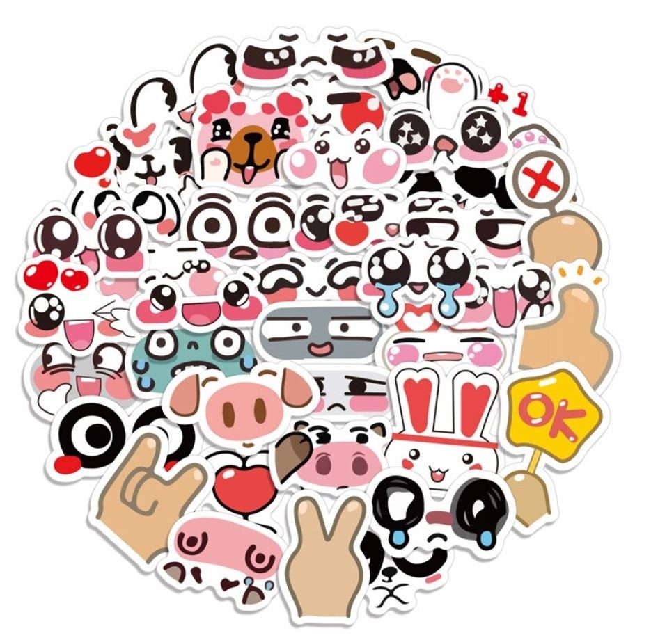 10/25/50 Pcs My Melody Kuromi Sanrio Inspired Friendship Cute Cartoon  Character Stickers for Laptop Water Bottle Kid Girls Teens Kawaii 