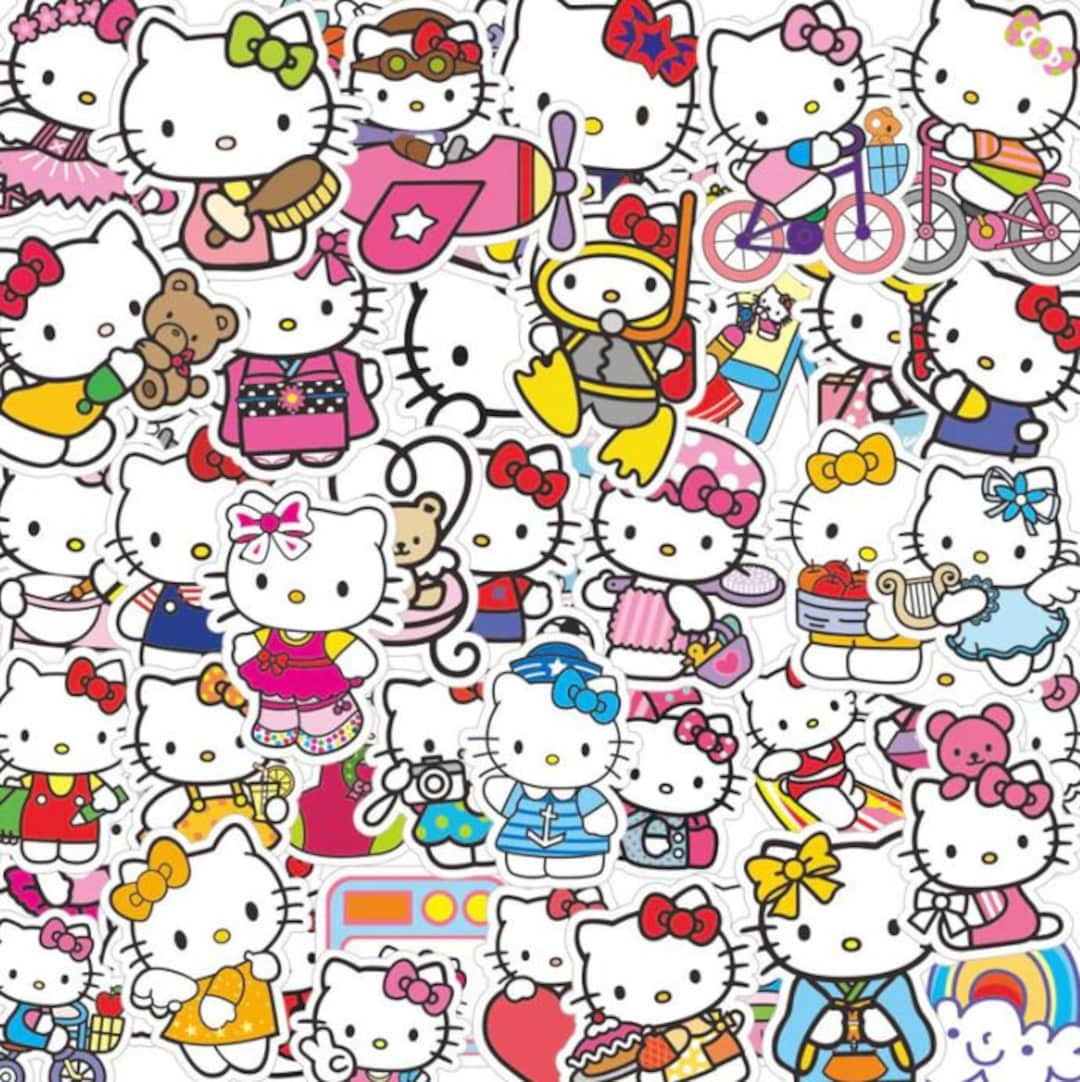 10/25/50 Pcs Hello Kitty My Melody Kuromi Sanrio-inspired Cute - Etsy