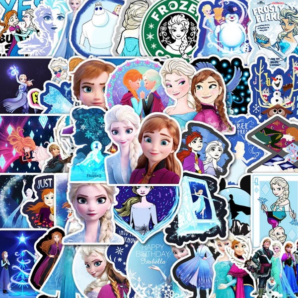 Elsa Stickers Etsy