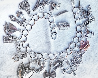 Thrones game charm bracelet