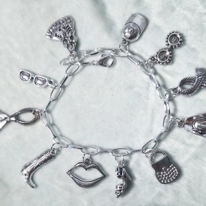 Fashion Charm Bracelet, Fashionista bracelet, Style bracelet