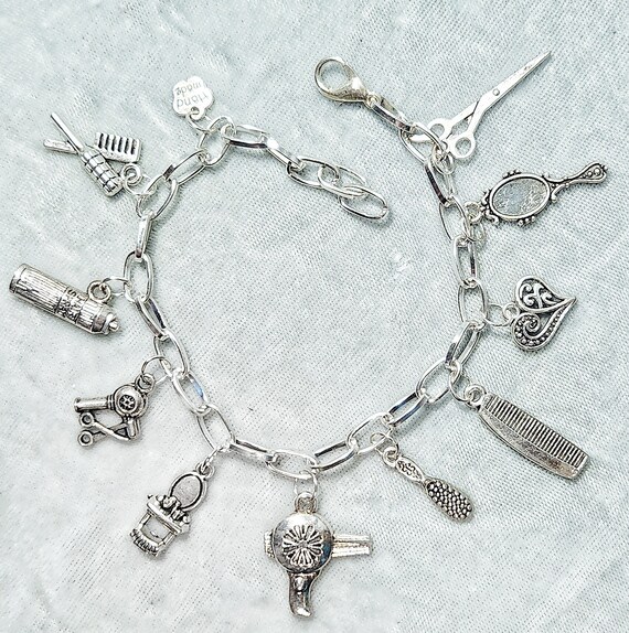 Hair stylist deals charm bracelet