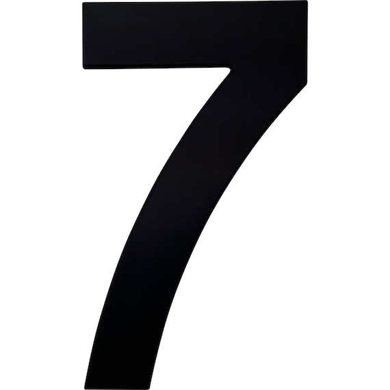 Large House Number 7 Etsy