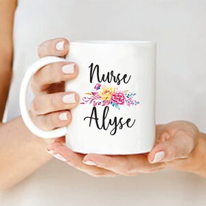 Custom Nurse Mug, Nurse Mug, Nurse Graduation Gift, Personalized Nurse Mug, Nurse Gift, Christmas Gifts For Nurse, Nurse Christmas Gift