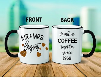 50th Anniversary Gift, Gift for 50th Anniversary, 50th Anniversary Gift for Parents, 50th Wedding Anniversary, Golden Anniversary, Mug