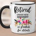 Retired See Grandkids, Personalized Retirement Mug, Retired Grandma Gift, Retirement Gift, Retirement Gifts for Women, Retiring Grandma Gift 