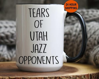 Utah Jazz Mug, Utah Jazz Gift, Jazz Fan, Utah Jazz, Gifts for Utah Jazz, Tailgate, Game Day Mug, NBA Mug, Basketball Coffee Mug, Jazz Fans