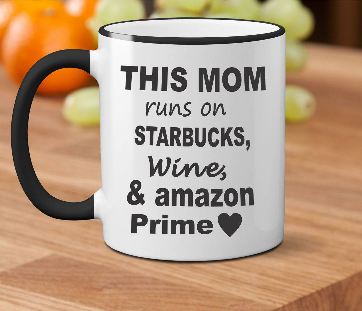 This Mom Runs on Starbucks, Wine & Amazon Prime Coffee Mug, Amazon Prime Mug,  This Mom Runs on Mug,mom Mug, Mothers Day Mug Mothers Day Gift - Etsy