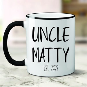 Personalized Uncle Mug, Pregnancy announcement, Uncle Gifts, Uncle Mug, Gifts for Uncle, Uncle Coffee Mug, Uncle Coffee Cup, Uncle Christmas