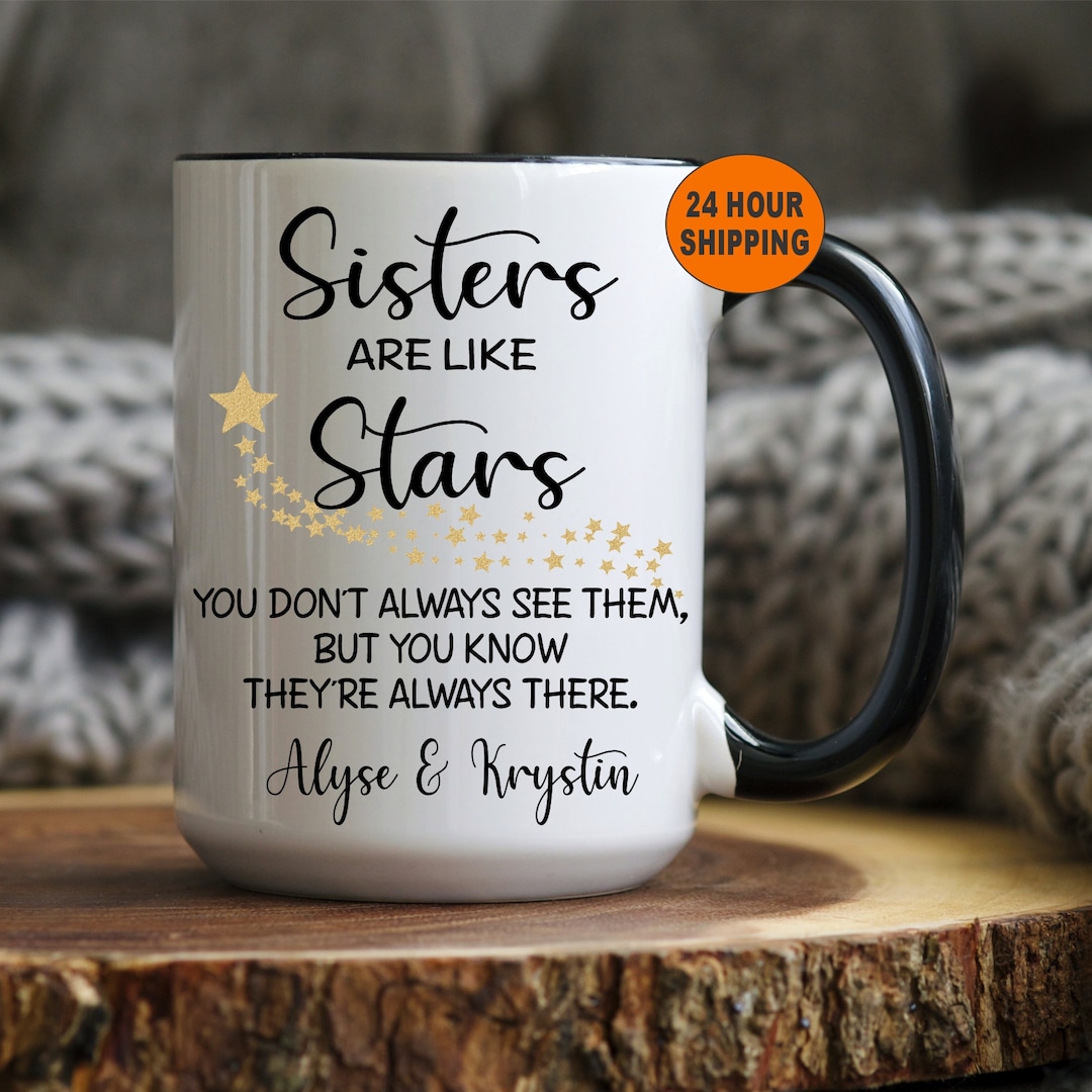 Personalized Sister Mug, Sister Gift Idea, Sister Present Gift From ...