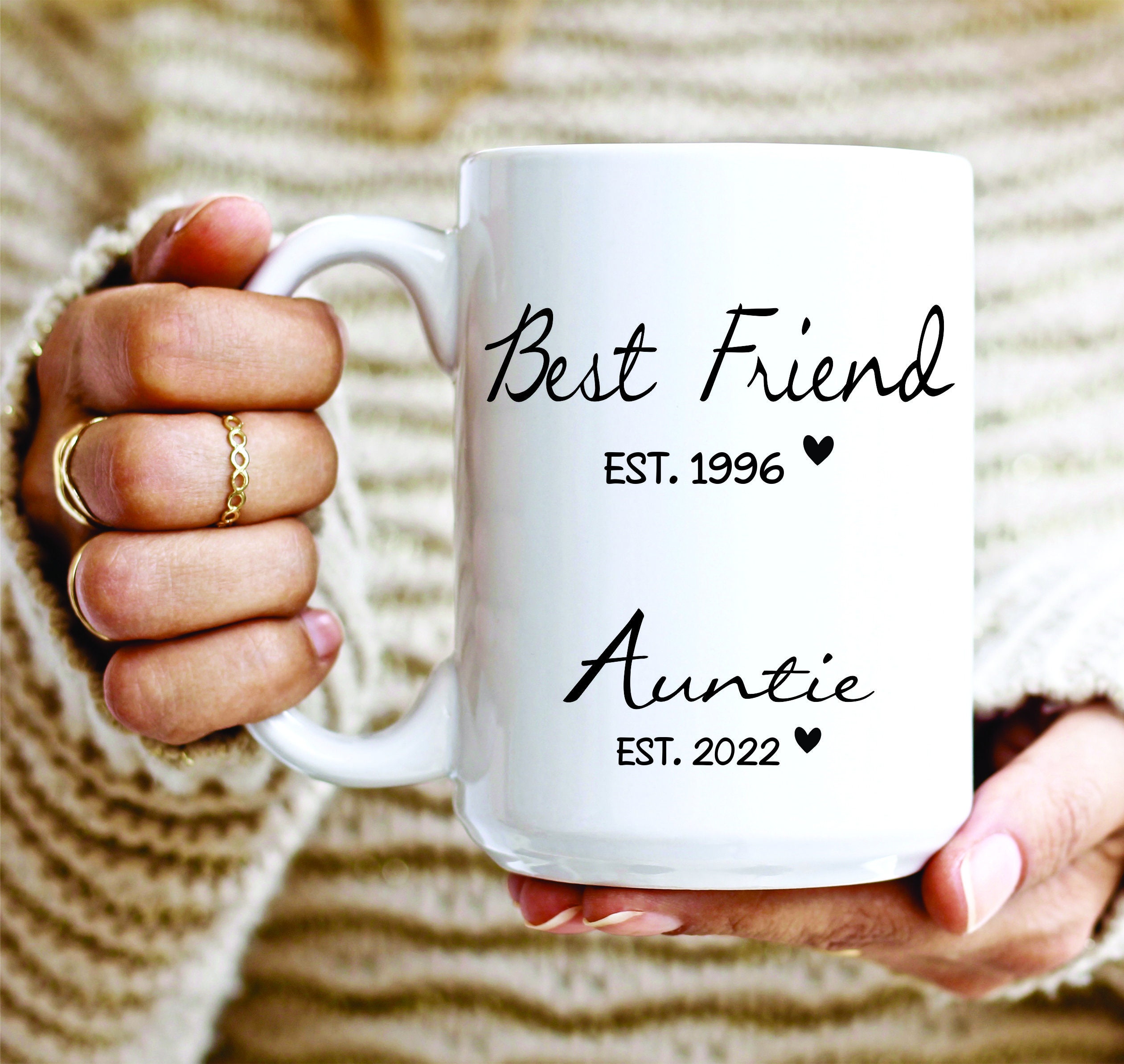 Best Friend Auntie Pregnancy Announcement Custom New Aunt Etsy