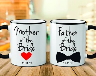 Custom Mother of the Bride Mug, Custom Father of the Bride Mug, Mother of the Bride Mug, Father of the Bride, MOB FOB Mug, FOB Gift