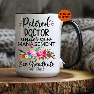 Personalized Doctor Retirement Gift, Doctor Retirement Mug, For Her, Doctor Retirement, Doctor Retirement Gift, Doctor Mug, Dr. Retirement
