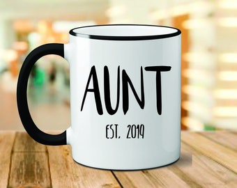 Aunt gift, Aunt mug, Gift for Aunt, New Aunt, Sister Gift, Christmas Gift Ideas for Aunt, Aunt Christmas Gifts, Aunt Gifts, Personalized Mug