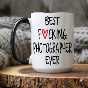 Photographer Gift, Photographer Mug, Personalized Photographer Mug, Custom Photographer Mug, Photographer Coffee Cup, Best Photographer Ever