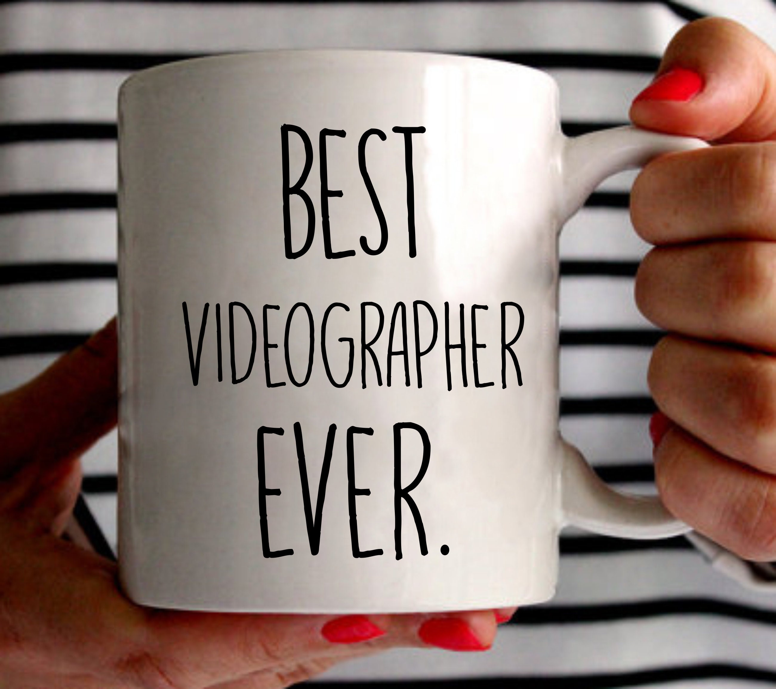Custom Best Videographer Ever Mug Videographer Gift Best Etsy